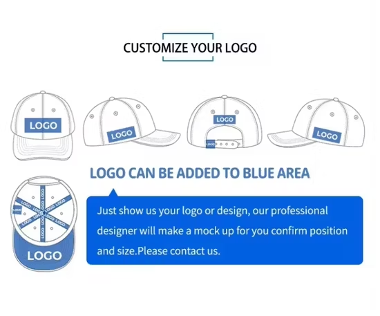 customize the logo and design cap