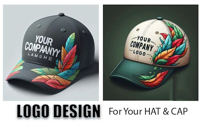 design your logo or artwork hat 2