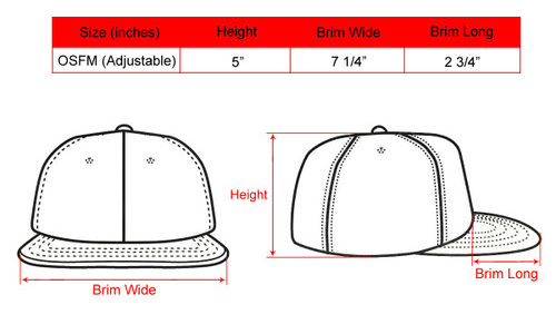 how to find your fitted hat size with a snapback hat