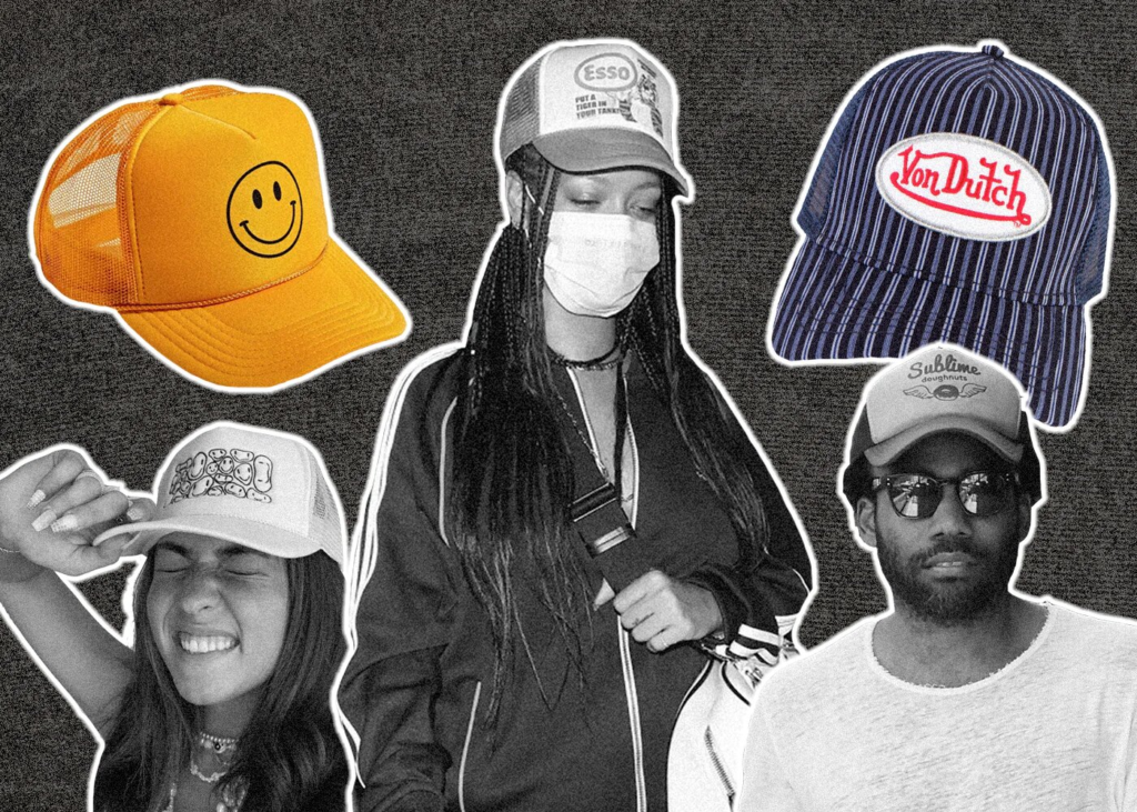 trucker hats are making a comeback